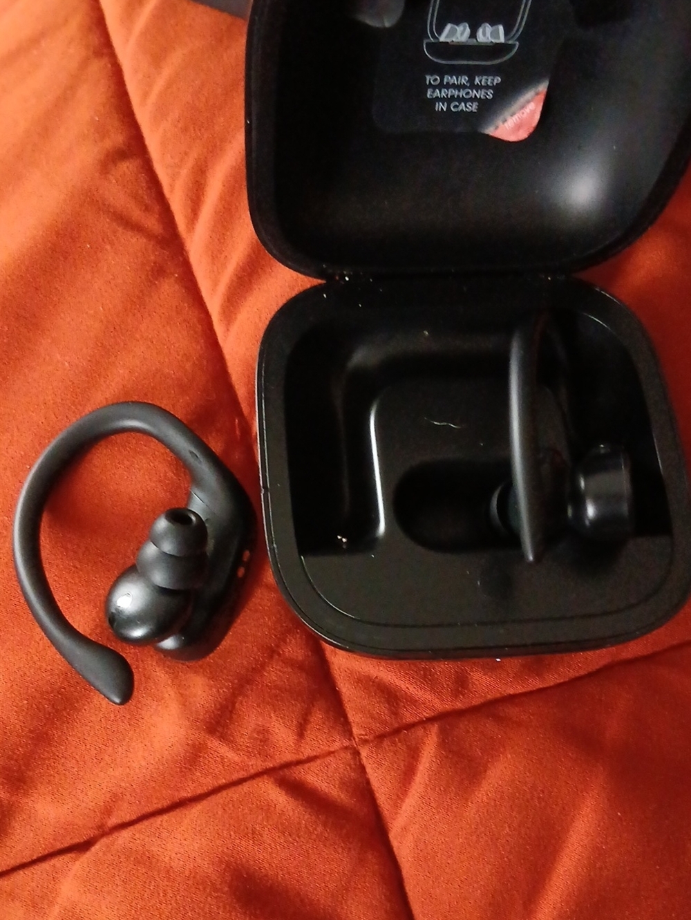 Powerbeats On-Ear Wireless Earphones - Black